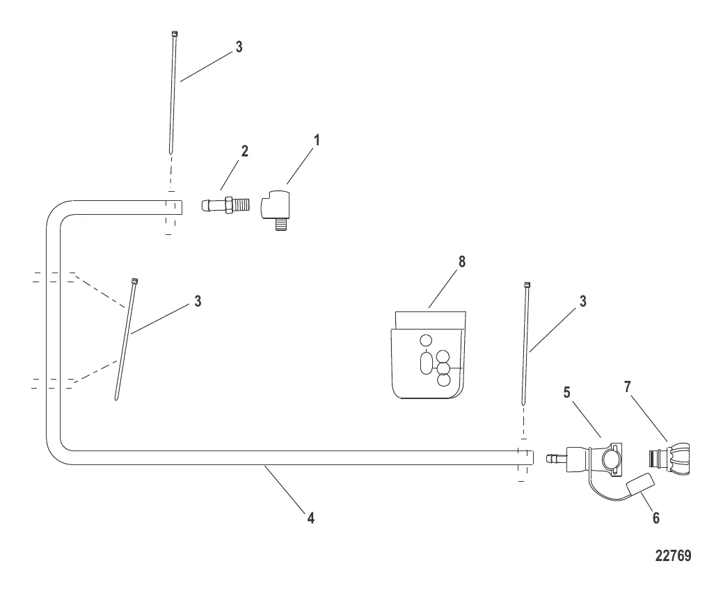 Комплект прибрежной промывки Подвесные двигатели