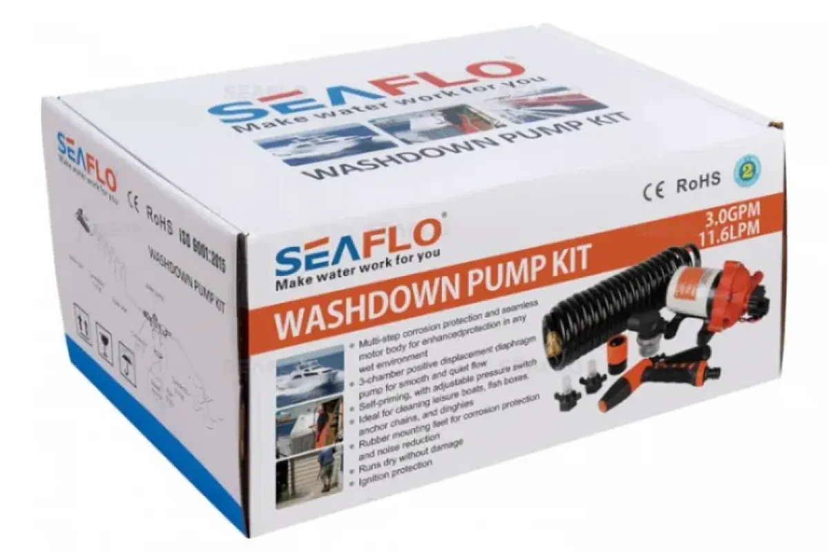 SEAFLO Комплект помывочный 33 Series 11,6 л/мин, 12В