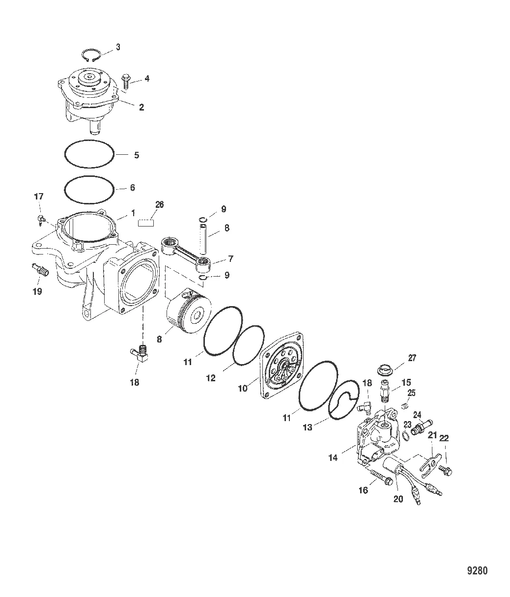 Компоненты воздушного компрессора