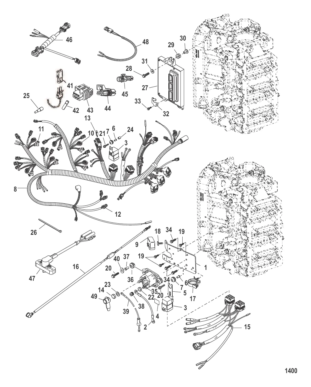 Электрическая панель в сборе
