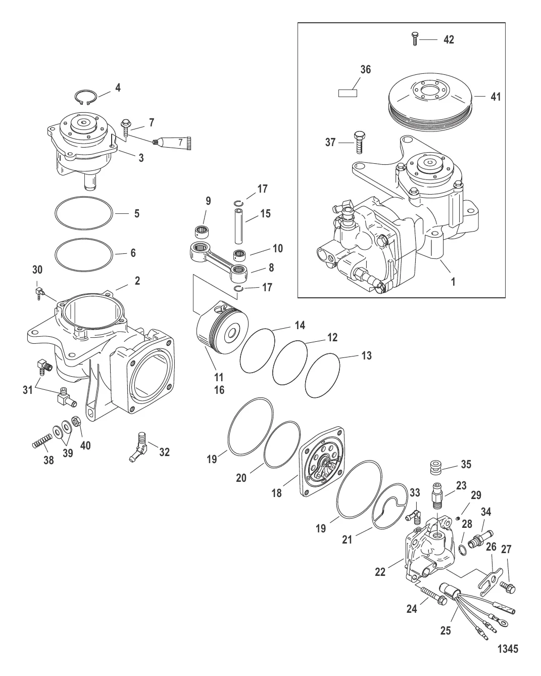 Компоненты воздушного компрессора