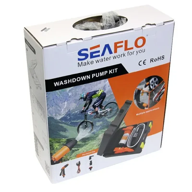 SEAFLO Портативный помывочный комплект 41 Series 17 л/мин, 12В