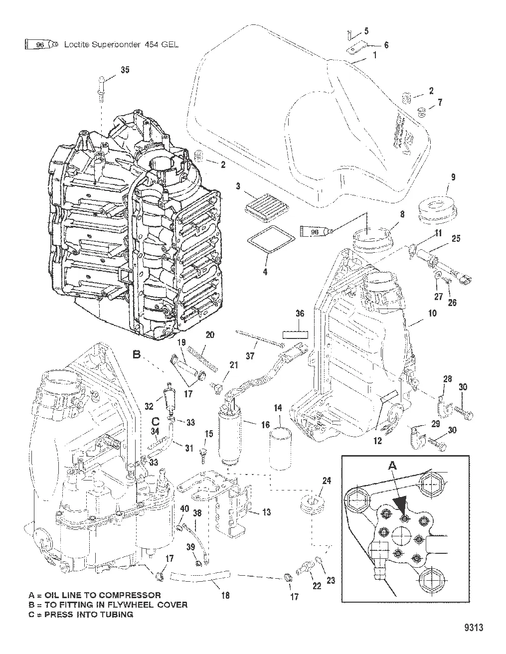 Блок подачи воздуха