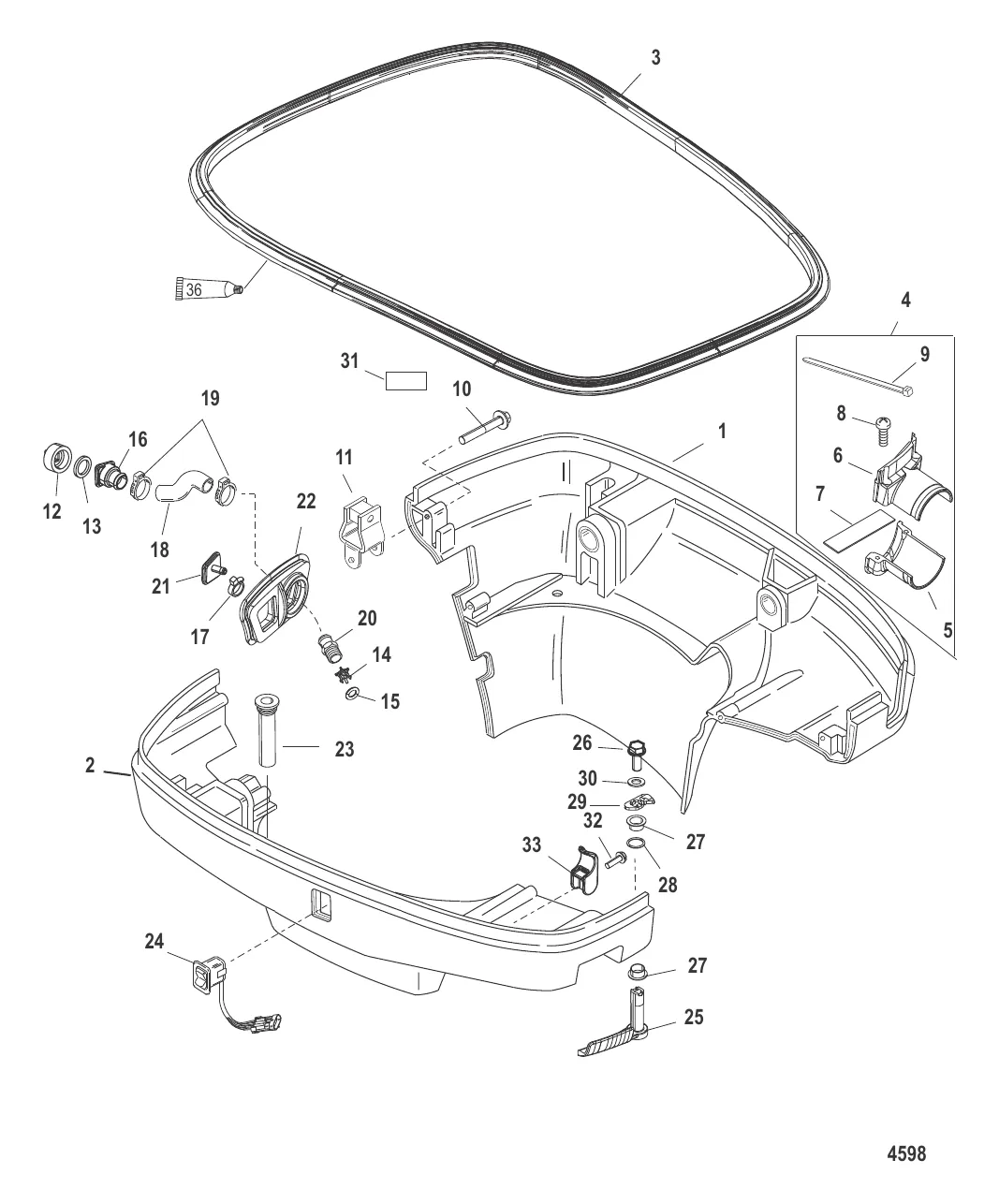 Нижний кожух