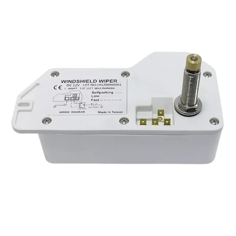 TMC Электропривод стеклоочистителя 12В, 2", 83-120грд, водозащищенный