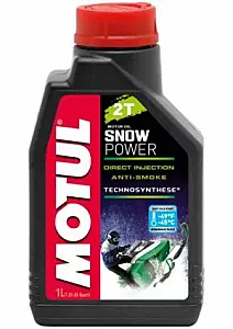 Масло для 2-х тактного снегохода Motul SNOWPOWER 2T 1 ЛИТР 106599