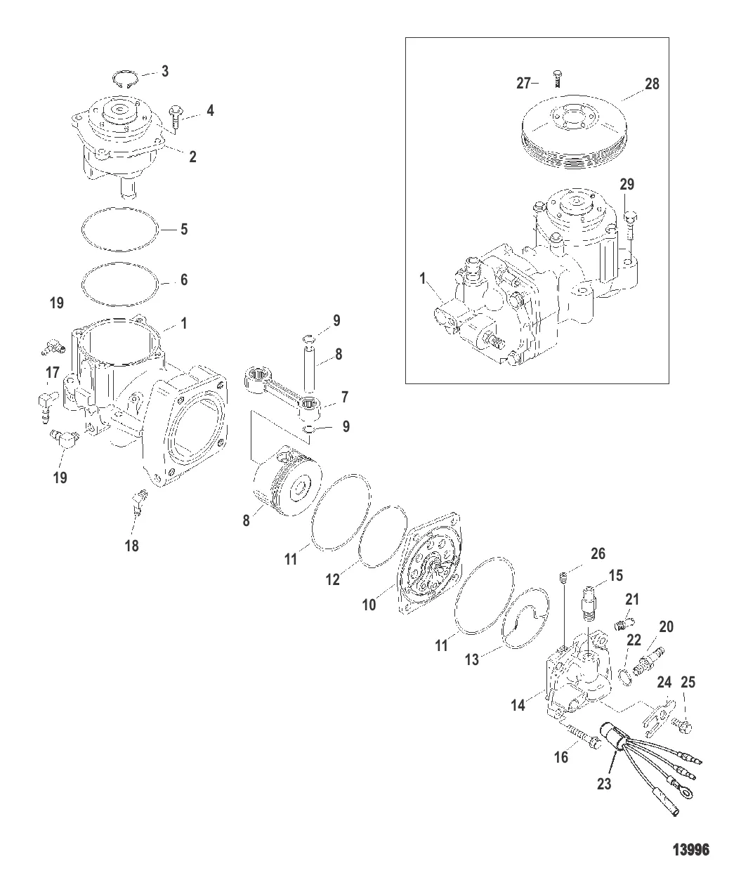 Компоненты воздушного компрессора