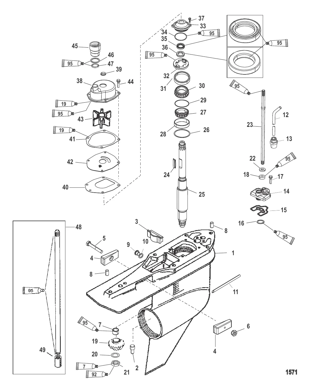 Картер редуктора Ведущий вал – TorqueMaster