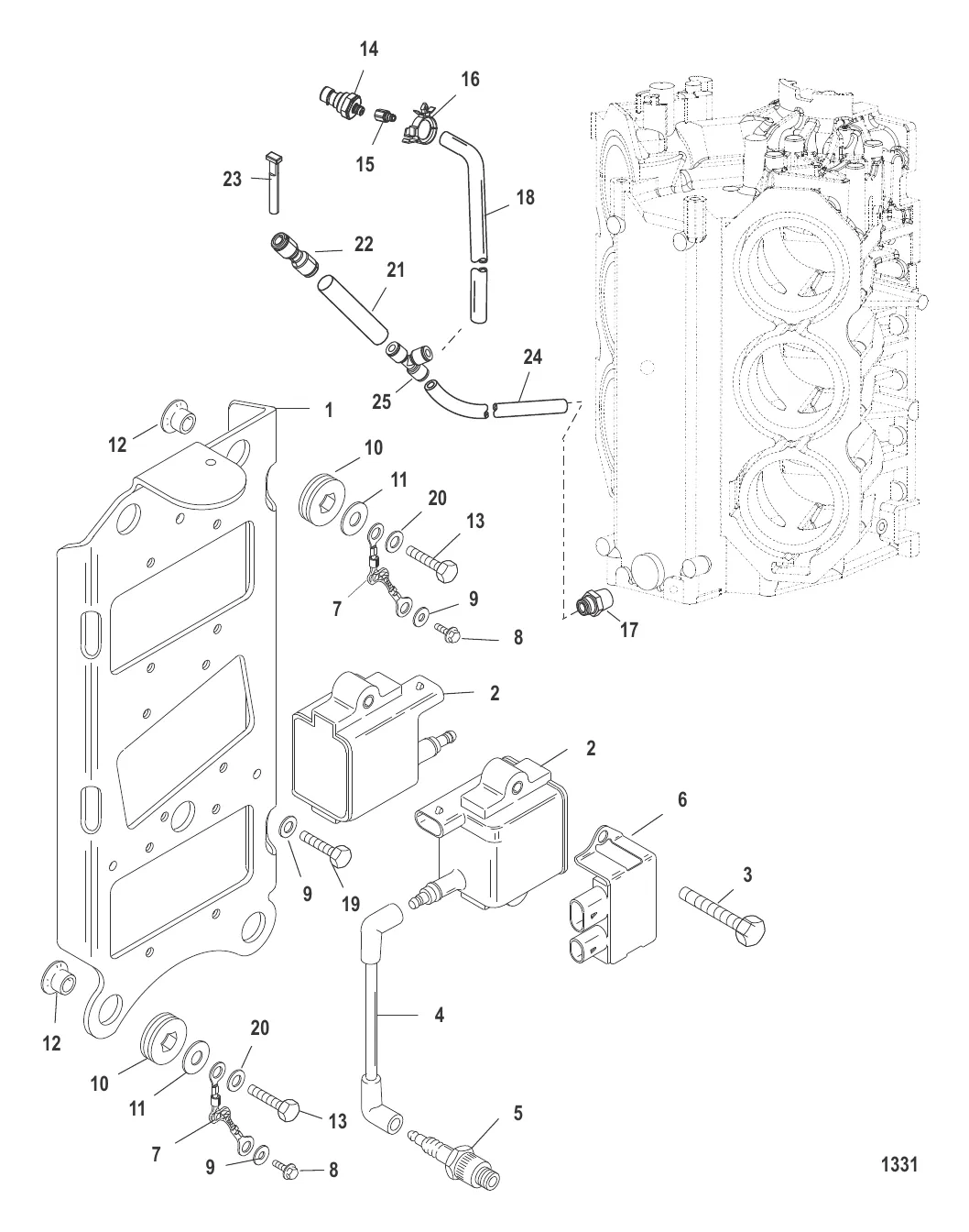 Пластина катушки