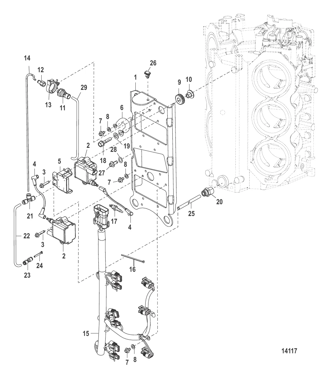Пластина катушки