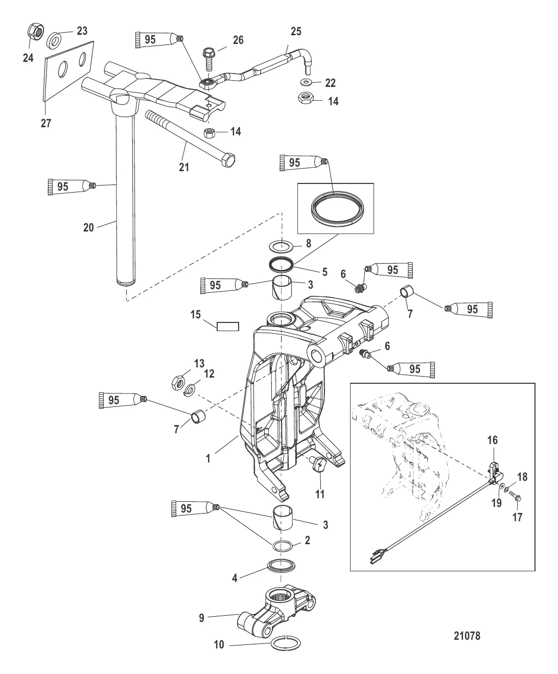 Шарнирный кронштейн
