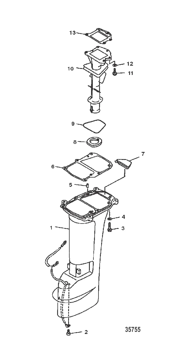 Корпус ведущего вала