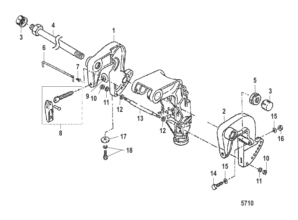 Кронштейн фиксатора