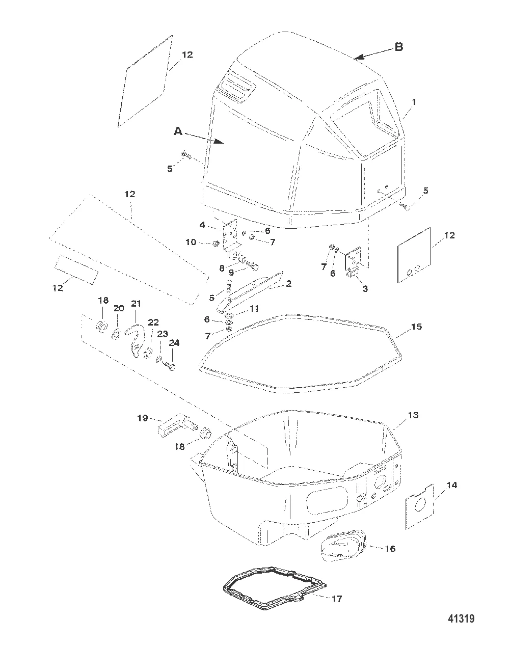 КАРТЕР В СБОРЕ ВЕРХНИЙ И НИЖНИЙ