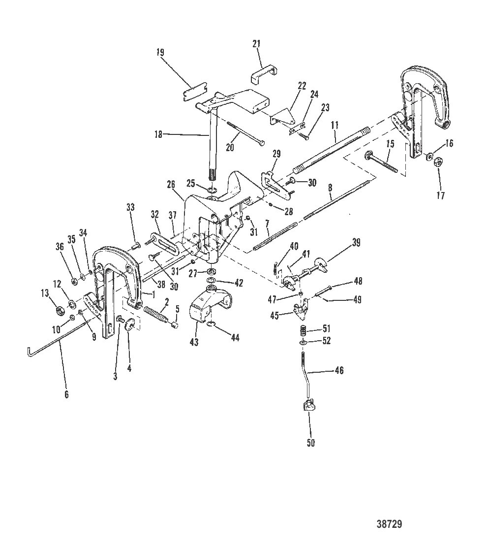 Clamp/Swivel Bracket (Short)(Long-0C159199 and Below(NPT)