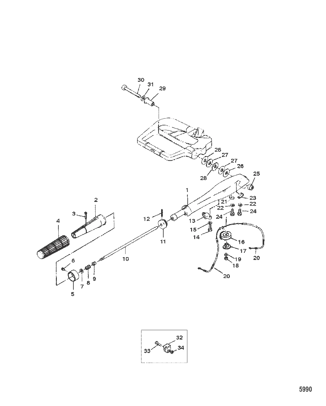 Рукоятка рулевого механизма