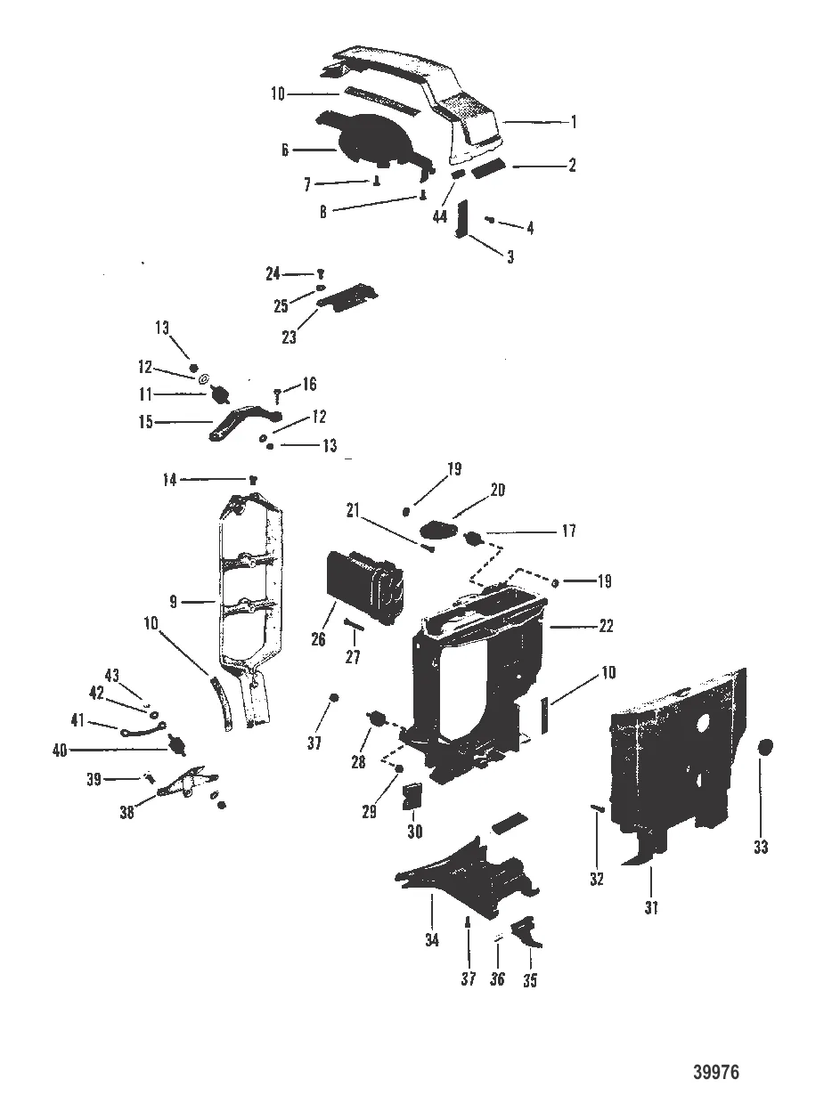 ОПОРНЫЕ КРОНШТЕЙНЫ КОЖУХА