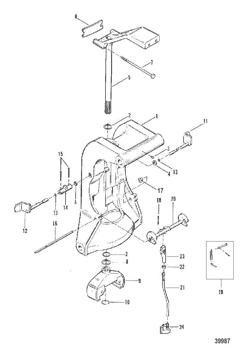 ШАРНИРНЫЙ КРОНШТЕЙН И БЛОКИРОВКА РЕВЕРСА