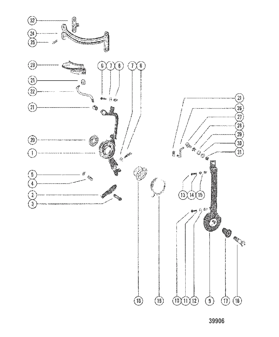 РЫЧАГ ГАЗА И РЫЧАГ ОПЕРЕЖЕНИЯ ЗАЖИГАНИЯ