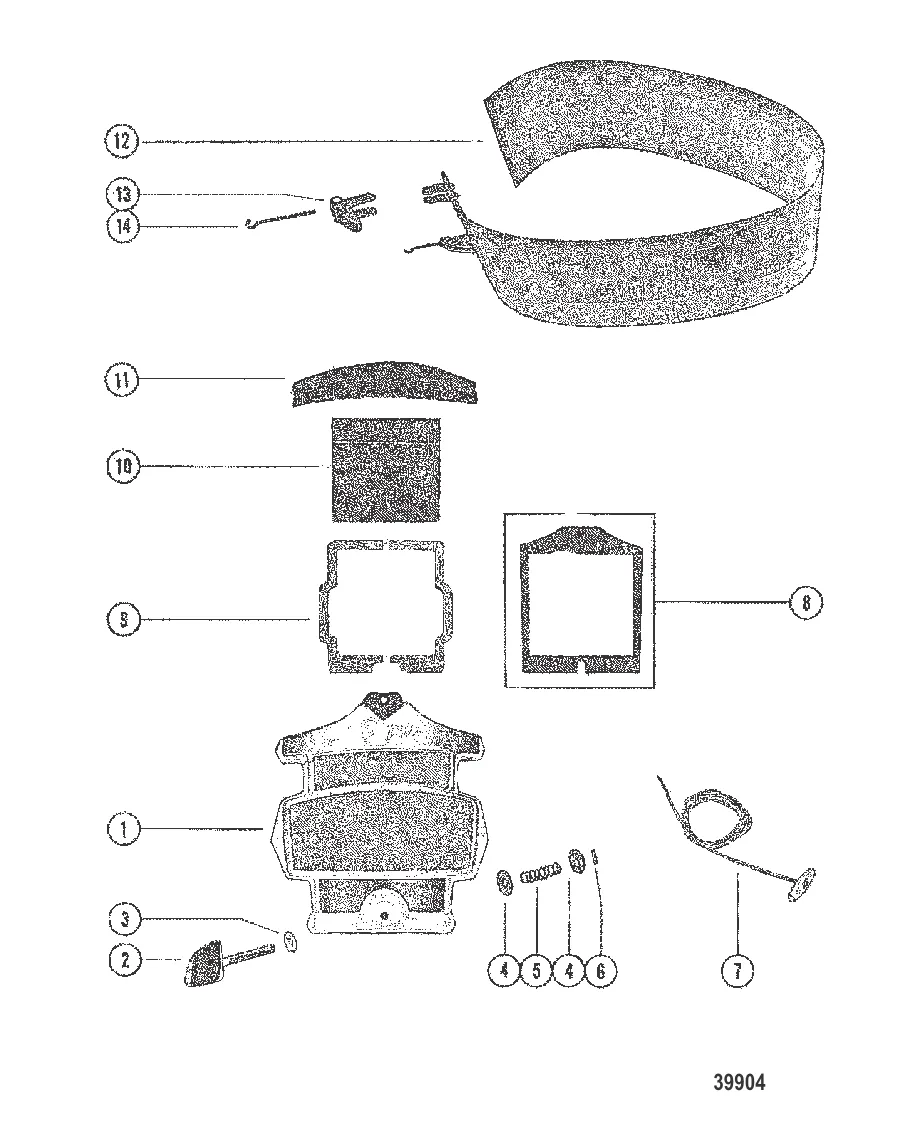 ОБТЕКАТЕЛЬ И ПЕРЕДНЯЯ КРЫШКА