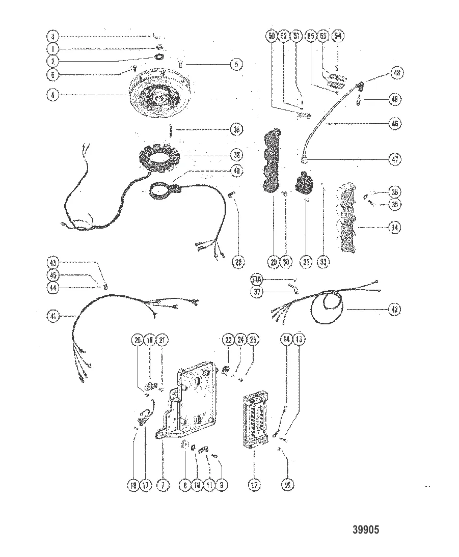 МАХОВИК, СТАТОР И КАТУШКА ЗАЖИГАНИЯ