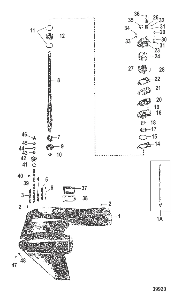 КАРТЕР РЕДУКТОРА (ВЕДУЩИЙ ВАЛ)