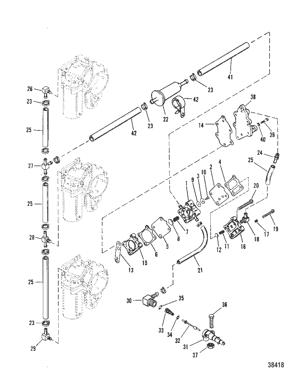 ТОПЛИВНЫЙ НАСОС И ТОПЛИВОПРОВОДЫ (ТОПЛИВНЫЙ НАСОС НОВОГО ТИПА)