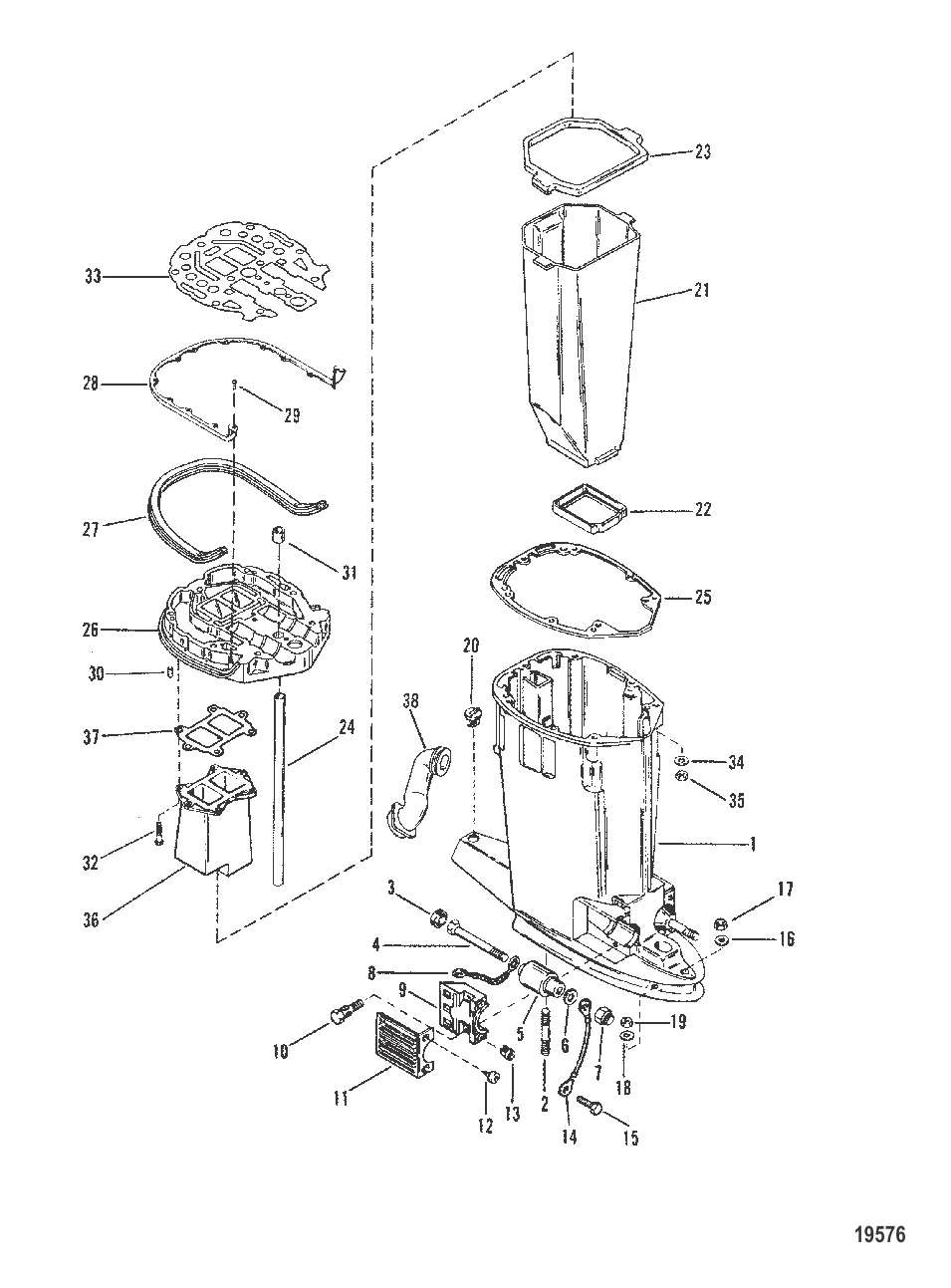 Корпус ведущего вала