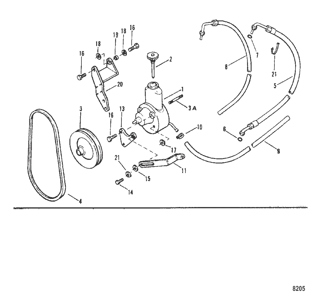 Насос рулевого механизма с усилителем в сборе