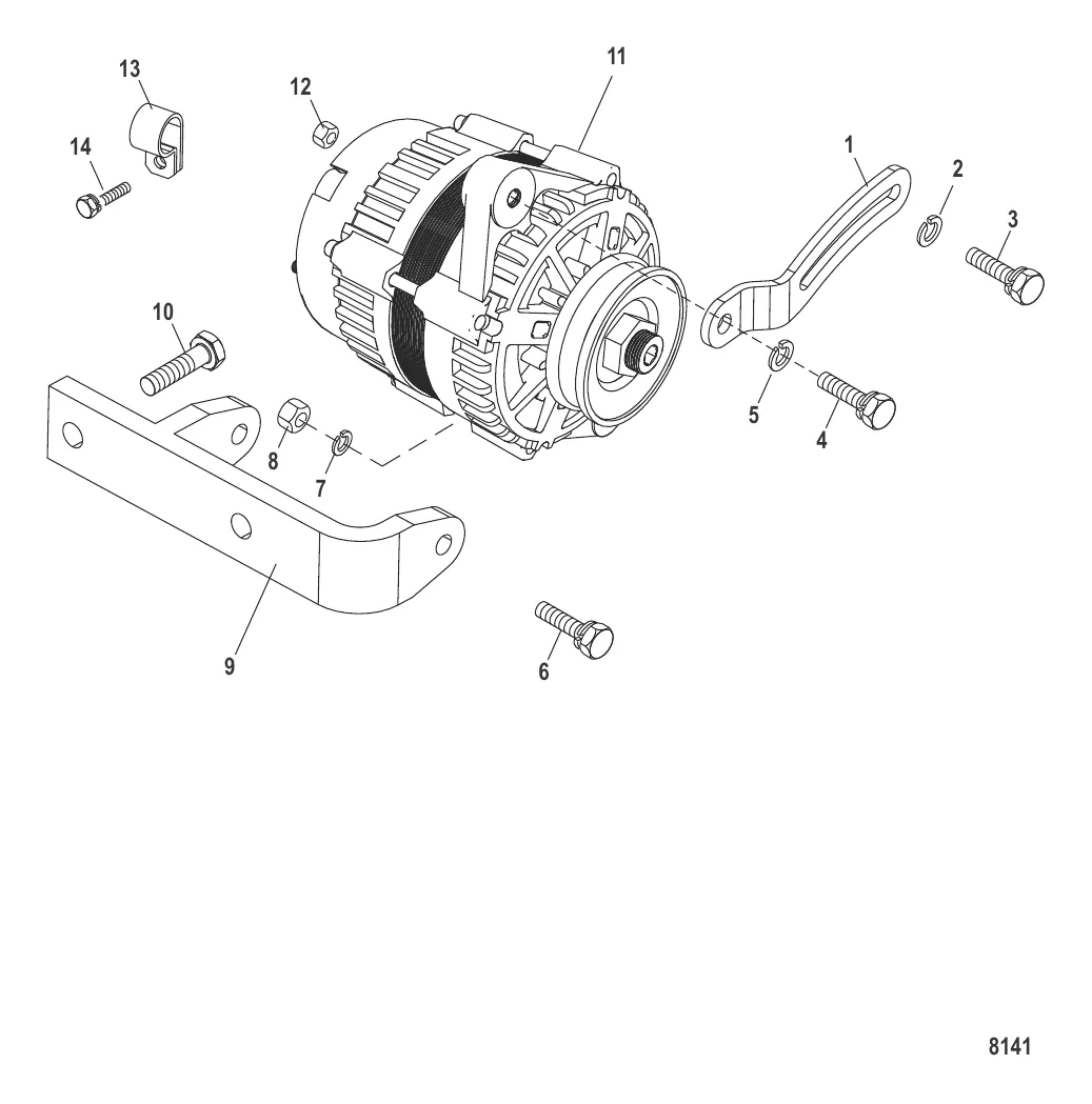 Генератор Delco (С/Н 0L382122 и выше)