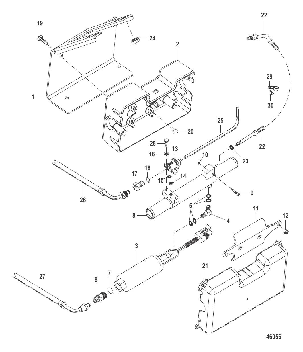 Топливный насос и охладитель топлива