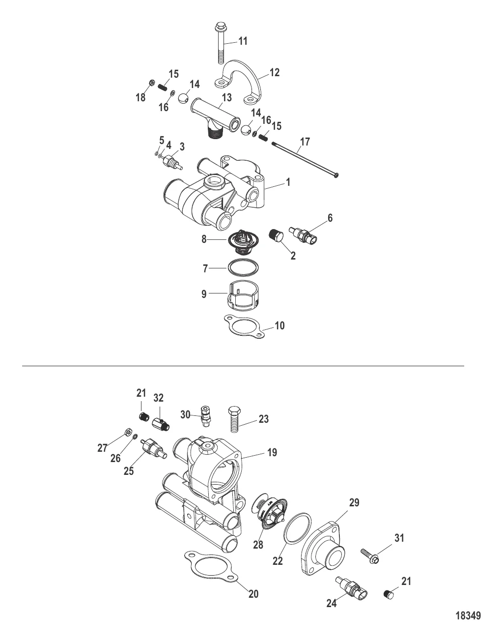 Термостат и кожух