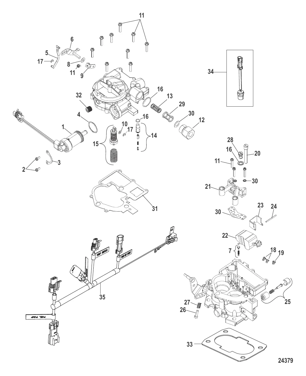 Комплект карбюратора (TKS)