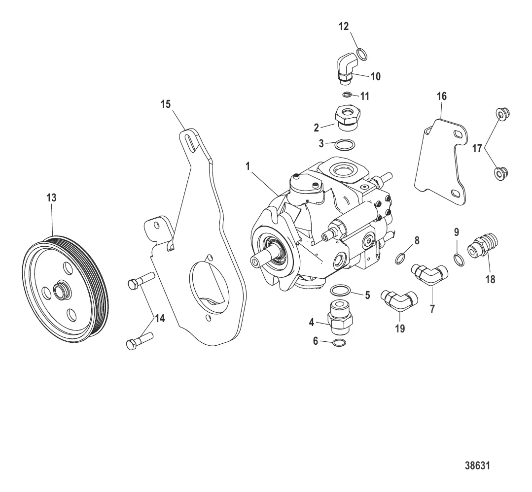 Компоненты рулевого механизма AXIUS Гидравлический насос