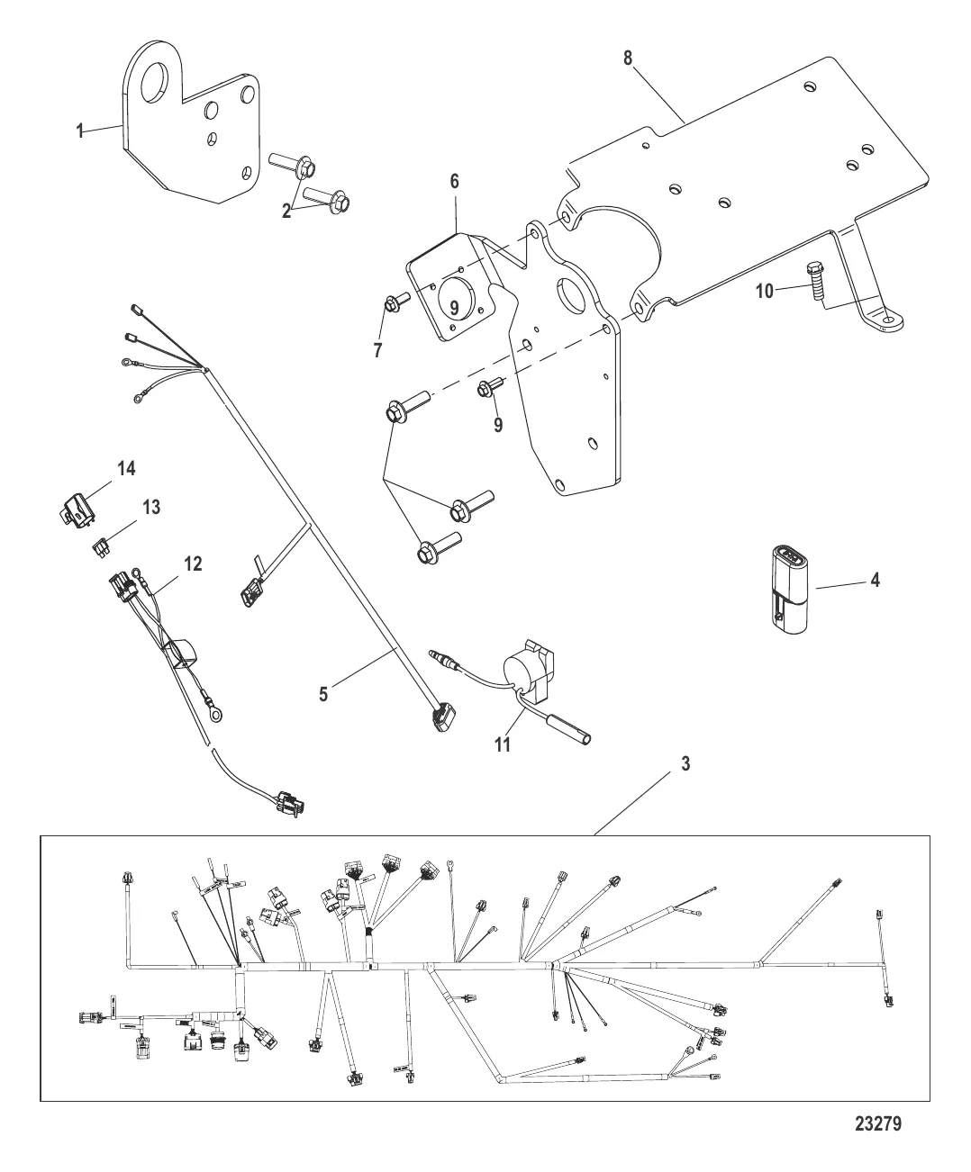 Подъемные кронштейны и электропроводка