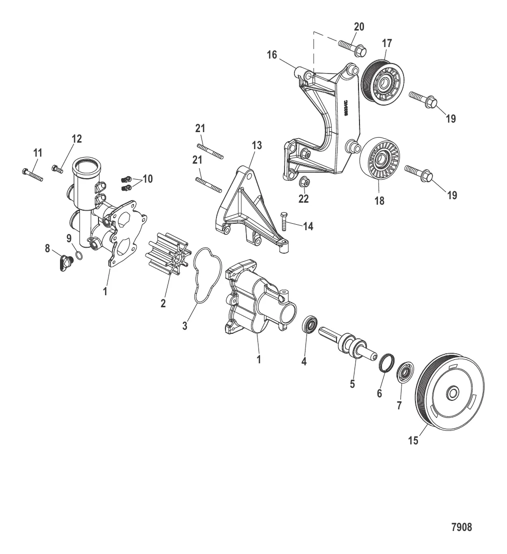 Насос для забортной воды