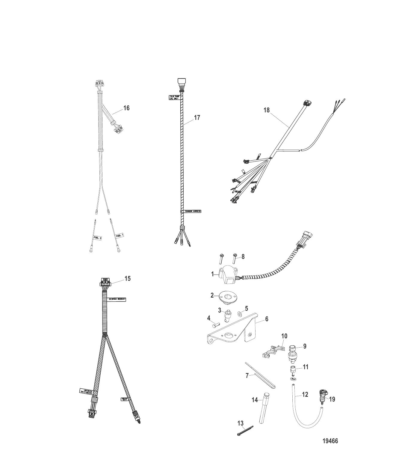 Датчик и жгут проводов Smart Craft