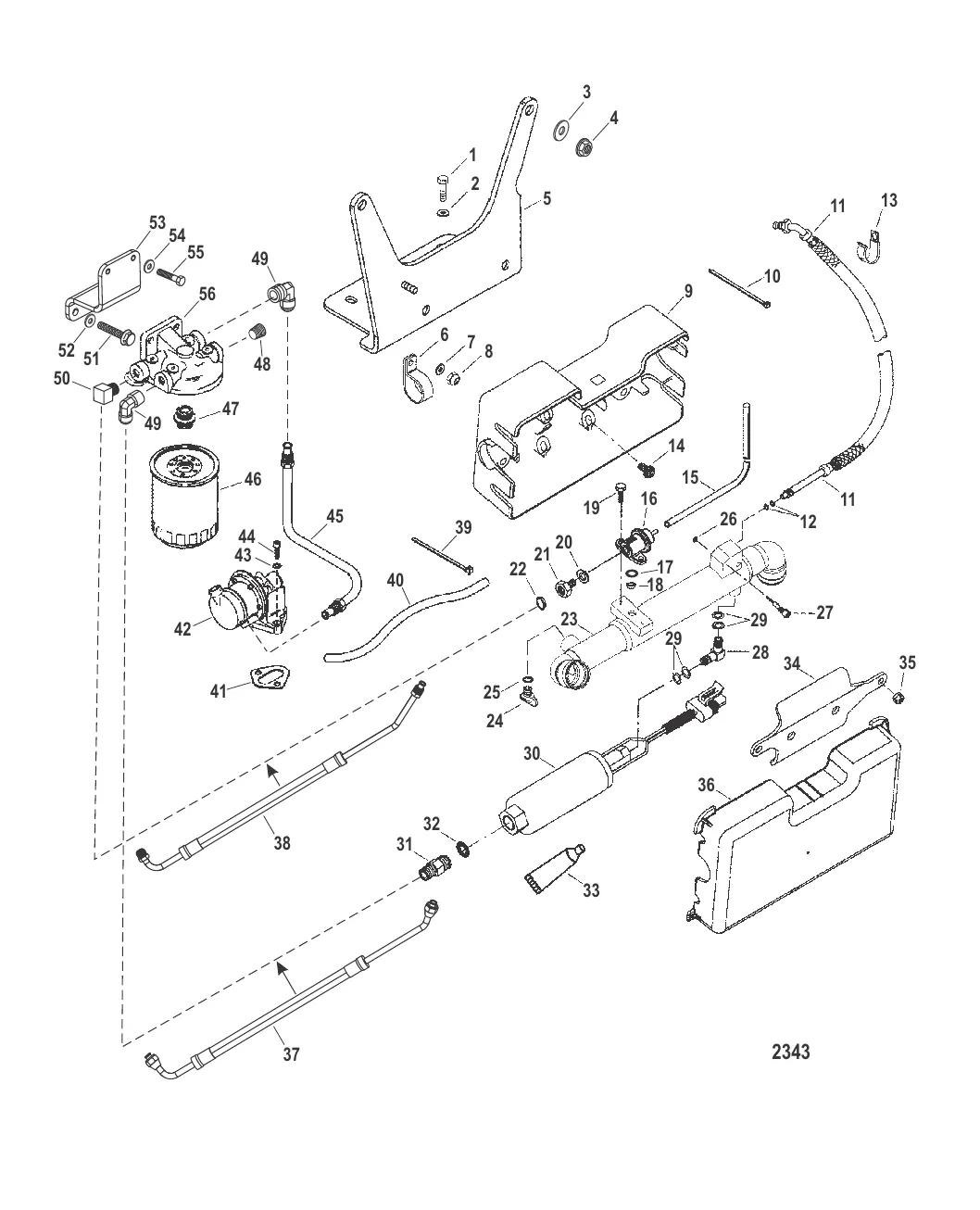 Топливный насос и охладитель топлива