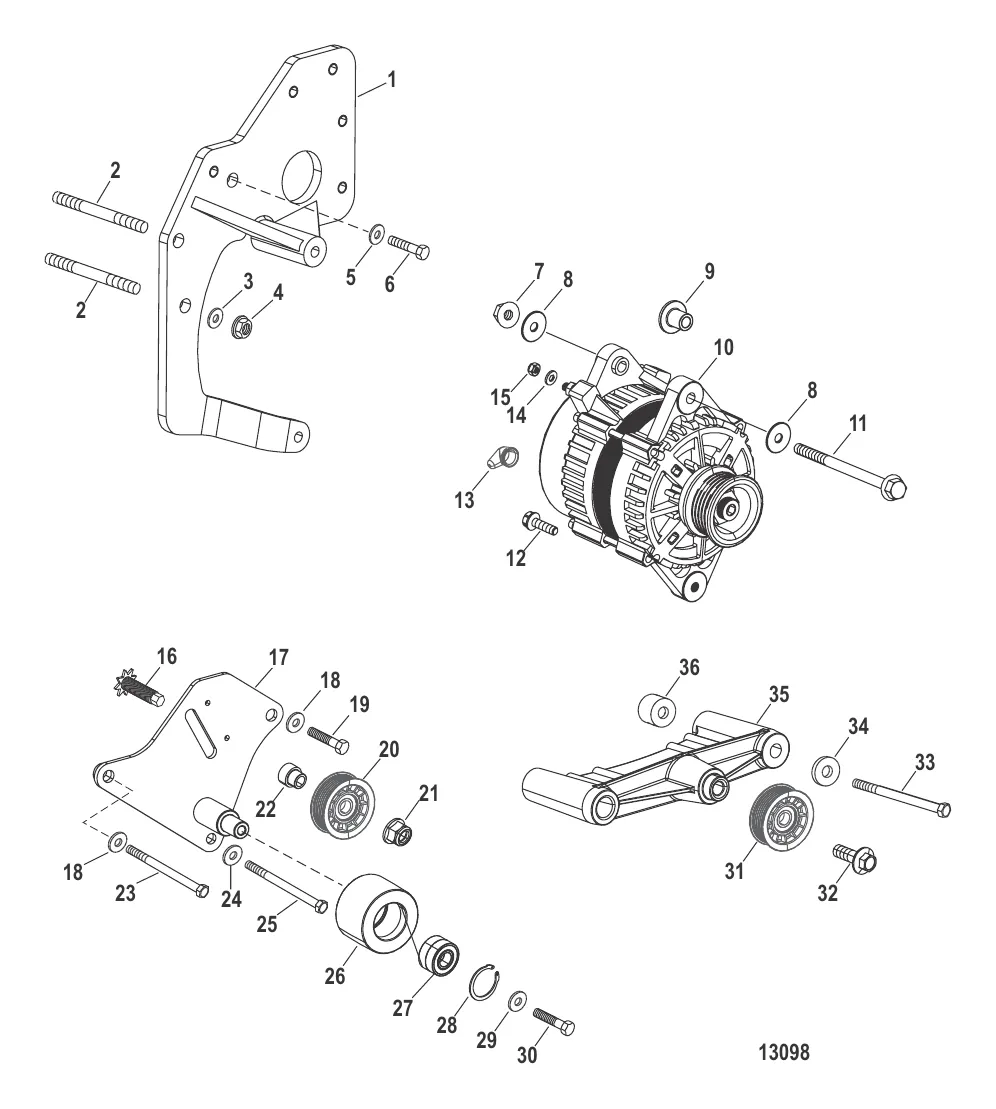 Генератор и монтаж