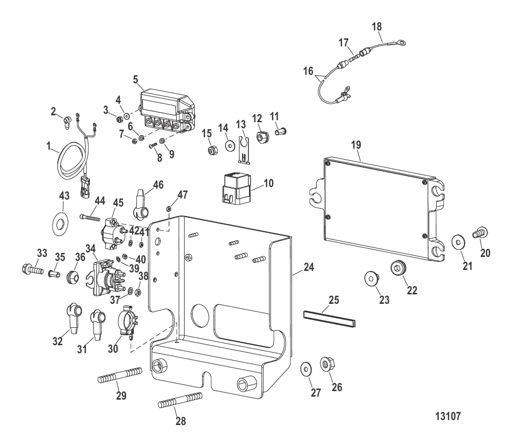 Электрические компоненты (Монтажная коробка)