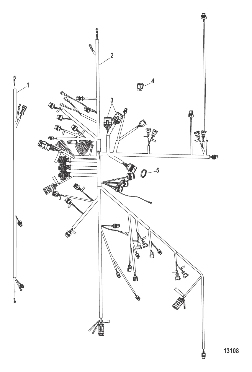 Электрические компоненты (Электропроводка двигателя)