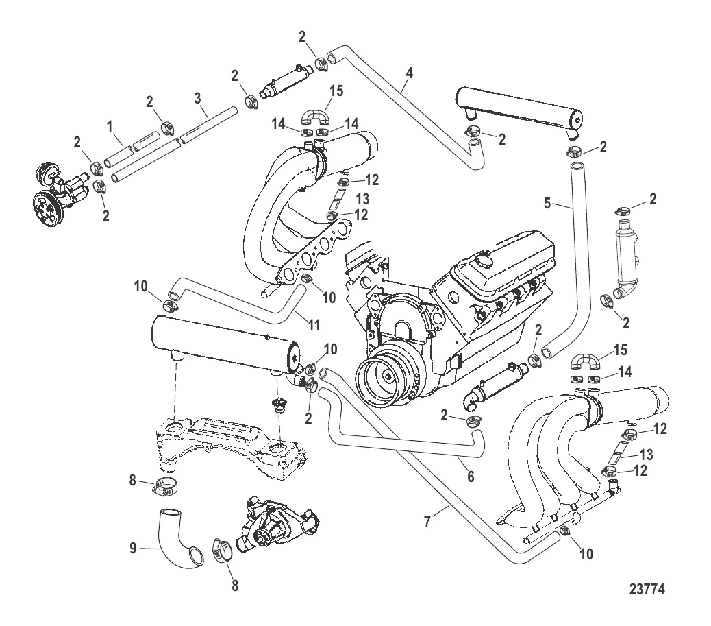 Водяные шланги (Забортная вода)