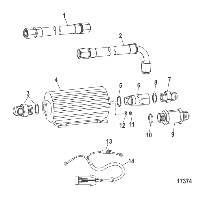 Топливный насос (выносной) (Конструкция I)