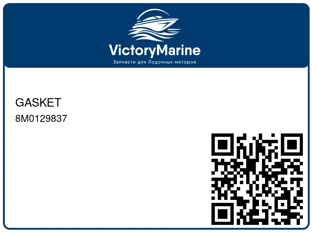 GASKET 8M0129837