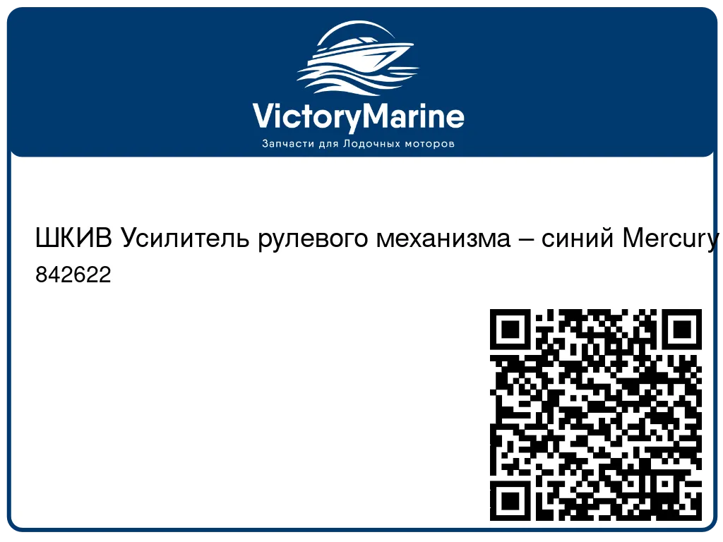 ШКИВ Усилитель рулевого механизма – синий Mercury 842622