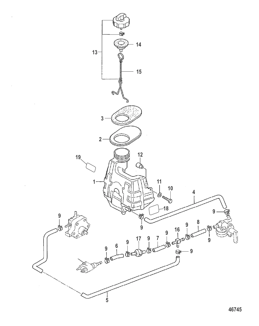 Встроенный топливный бак