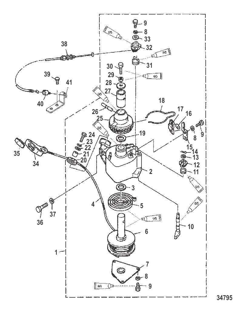 Стартер в сборе Вручную