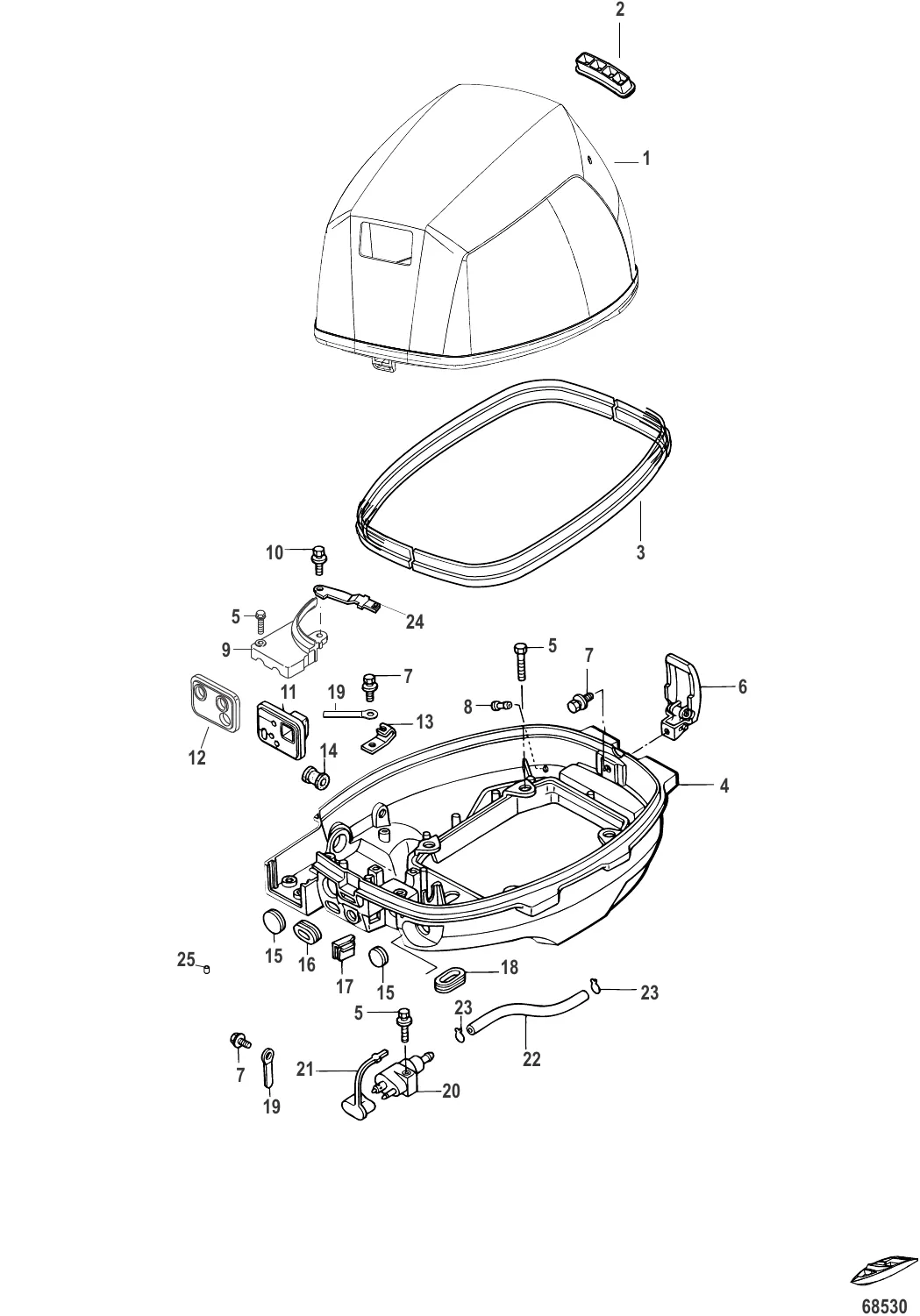 Обтекатель С/н 0R734916 и выше
