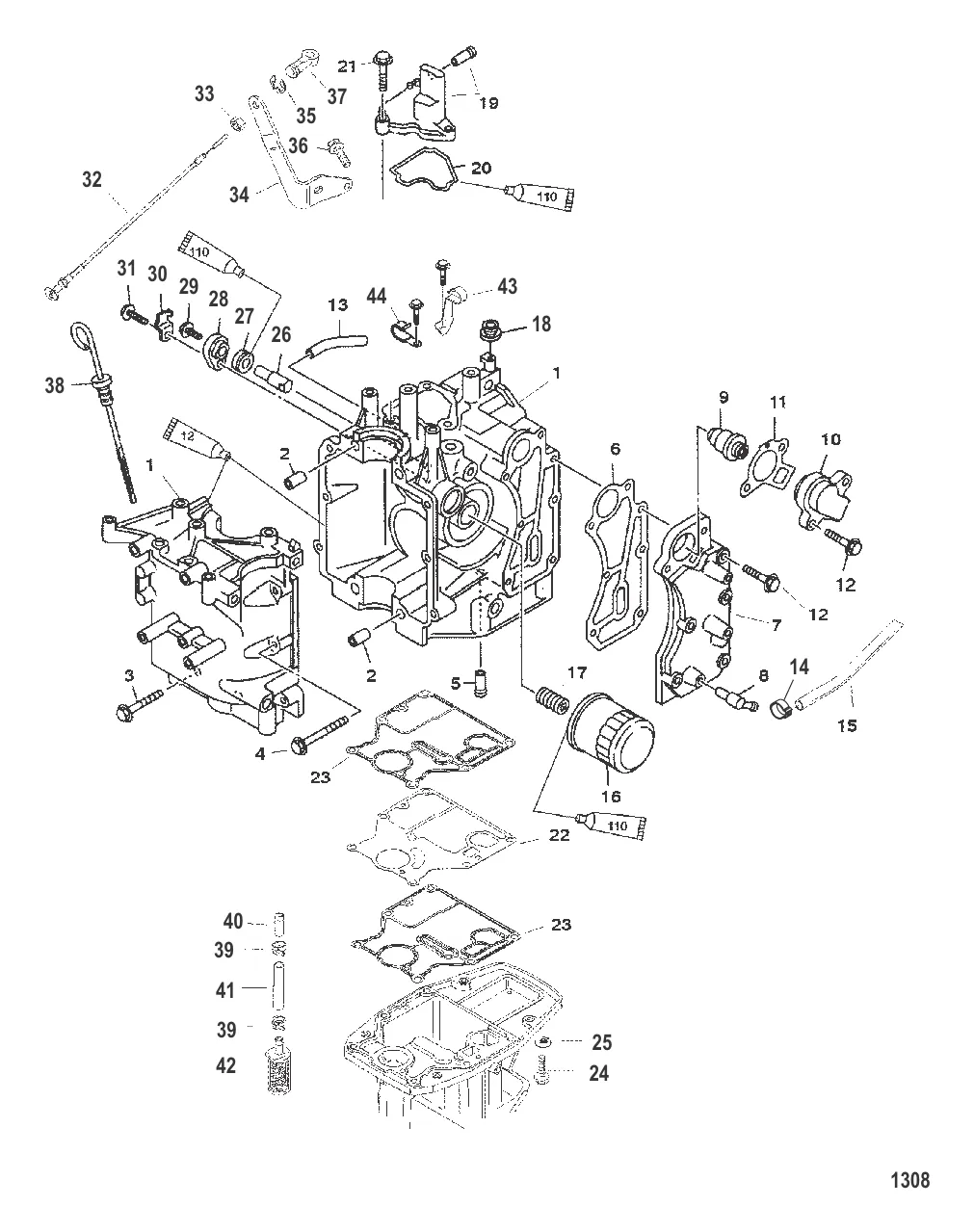 Блок цилиндров и крышки