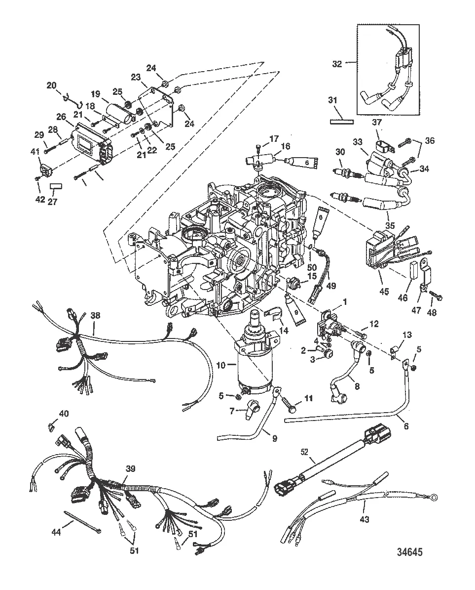 Электрические компоненты (С/н 0G960500 и выше)